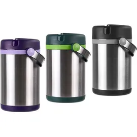 Emsa Mobility Speisegefäß edelstahl/schwarz 1,7 l