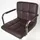 Homescapes Barstuhl Bramley 44 x 113 x 44 cm Braun