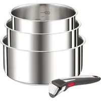 Tefal Ingenio Preference on 4-Teiliges Kasserollenset, 16/18/20 Cm, Topfset Abne