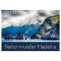Calvendo Naturwunder Madeira (Tischkalender 2026 DIN A5 quer), CALVENDO