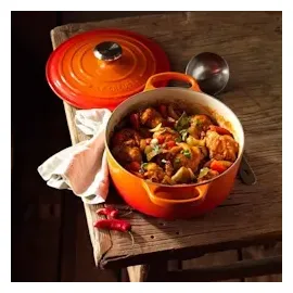 Le Creuset Signature Bräter 22 cm rund schwarz glänzend