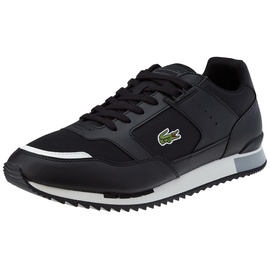 Lacoste Herren 40SMA0025 Sneakers, Blk/Gry, 44.5 EU