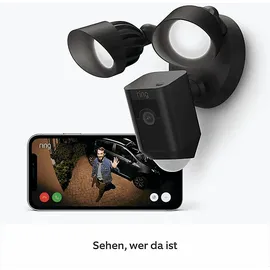 Ring Floodlight Cam Wired Plus schwarz