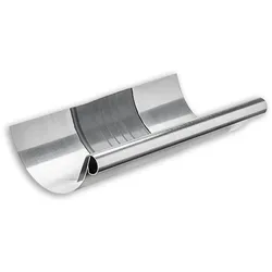 Dachrinnen-Dilatation Grömo, halbrund, Zink, verschiedene Größen (Ausführung: Nenngröße 280. Ø 127mm)