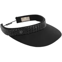LOEVENICH Visor Cap in Flecht-Optik, Black, 1