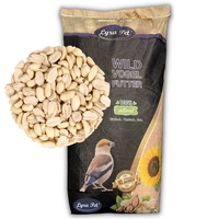 Lyra Pet® | 25 kg Erdnusskerne Splits | Neue Ernte | Ganzjahres Vogelfutter für Wildvögel | Reich an Proteinen & Nährstoffen | Schalenfreie, Geteilte Erdnüsse | Auch Ideal für Balkon & Terrasse