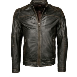 Mustang Whyte, Lederjacke - Dunkelbraun - S