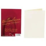 RÖSSLER 10 Stück Rössler Blanko-Grußkarten 20221834 ivory 4014969534915 Rössler 25 Stück