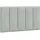 vidaXL Kopfteil-Kissen \"Hanko\" Hellgrau 90 cm Samt