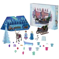 Festivalartikel Adventskalender Disney Frozen Adventskalender – 24 Mini-Puppen Anna Elsa Olaf Sven (1-tlg)