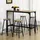 Homcom Bartisch Set 110 x 50 x 89,5 cm Braun