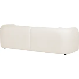 Beliani Sofa 3-Sitzer Leiren Bouclé Weiß