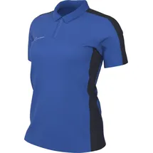 Nike Damen Poloshirt Dri-FIT Academy 23 Polo W Nk Df Acd23 Polo Ss, Royal Blue/Obsidian/White,