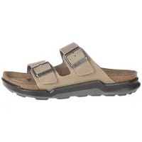 Birkenstock Leder-Pantoletten "Arizona" in Beige - 45
