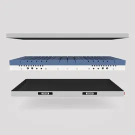 Bett1.de BODYGUARD 80 x 200 cm mittelfest/fest