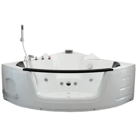 Home Deluxe Laguna L kompakt Whirlpoolbadewanne 140 x 140 cm (Laguna L weiß - komp)