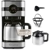 Barista Kaffee & Technik Barista Filterkaffeemaschine mit Isolierkanne, LED-Touchdisplay, Timer | Silber