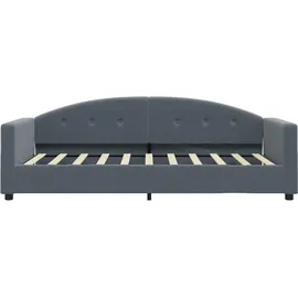 vidaXL Tagesbett 90 x 190 cm Dunkelgrau