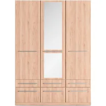 Priess Wäscheschrank Barcelona 140 x 193 x 54 cm Braun