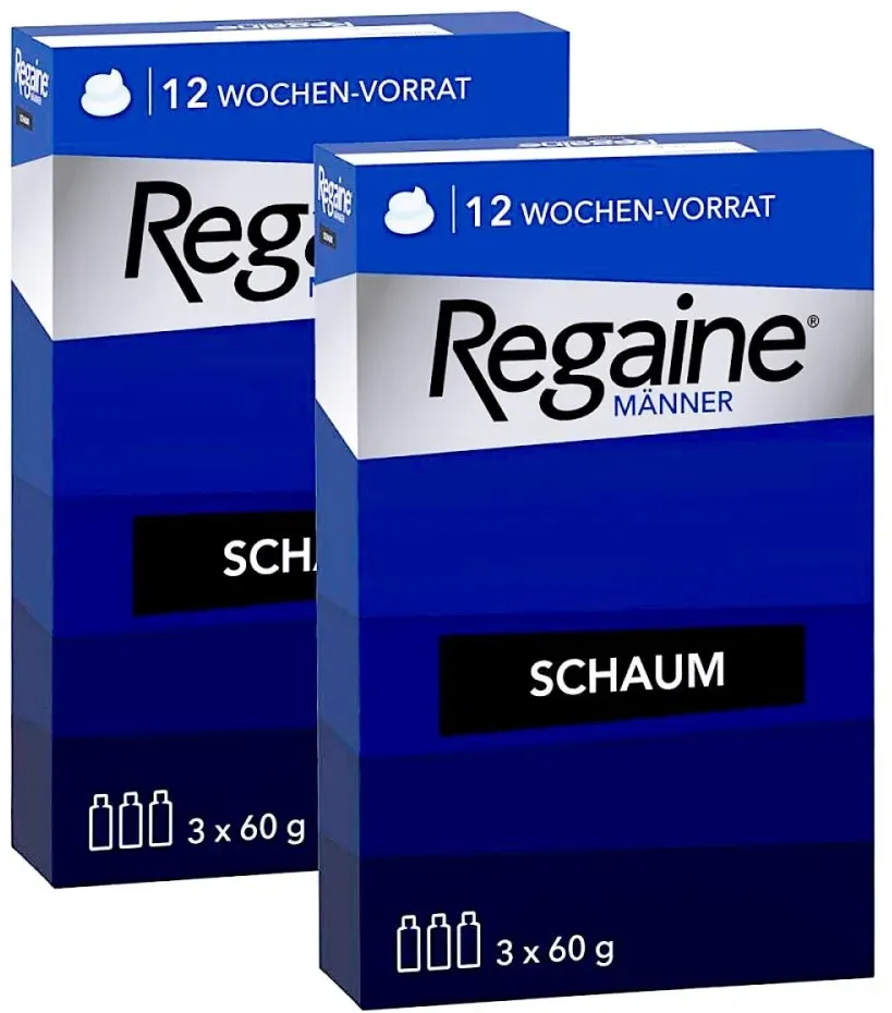 Regaine Männer Schaum mit Minoxidil bei erblichem Haarausfall