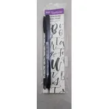 Tombow Fudenosuke Härtegrad 1 Brush-Pen schwarz, 1 St.