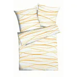 KAEPPEL Motion Wellenlinien Orange 135 x 200 cm + 2 x 80 x 80 cm
