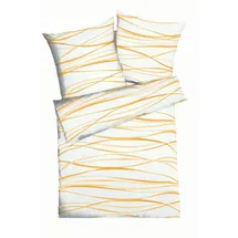 KAEPPEL Motion Wellenlinien Orange 135 x 200 cm + 2 x 80 x 80 cm