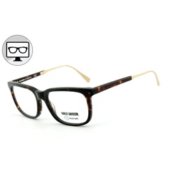 HARLEY-DAVIDSON Brille Blaulichtfilter Brille, Blaulicht Brille, Bildschirmbrille, Bürobrille, Gamingbrille, ohne Sehstärke braun