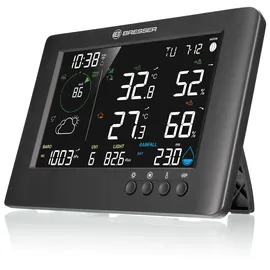 Bresser WLAN Wetter Center TB 7-in-1 Funk-Wetterstation - Schwarz