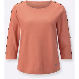 Casual Looks 3/4-Arm-Pullover orange 46