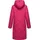 Ragwear Damen, Wintermantel Warmer wasserdichter Steppmantel lang mit abnehmbarer Kapuze Rebela YOUMODO Fuchsia Gr. S - S