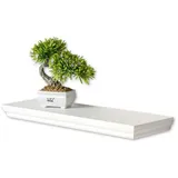 Hti-Living Wandregal 60 cm Altona Landhaus Weiß