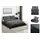 vidaXL Bettwäsche Set Dunkelgrau 220 x 240 cm + 80 x 80 cm