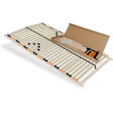 Schlaftroll Lattenrost 120x200 cm - Kopfteil verstellbar, 7-Zonen Lattenrost mit 28 flexiblen Latten, geeignet für alle Matratzentypen