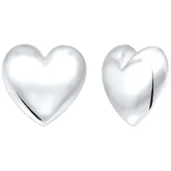 Elli Herz Statement 925 Sterling Silber Ohrstecker Ohrringe   Damen 