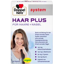 Doppelherz Haar Plus system Kapseln 30 St