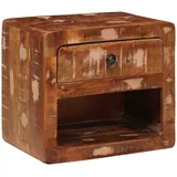 vidaXL Nachtschrank mit Regal 40 x 30 x 36 cm Mehrfarbig