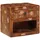 vidaXL Nachtschrank mit Regal 40 x 30 x 36 cm Mehrfarbig