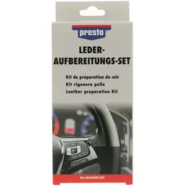 PRESTO Leder-Aufbereitungs-Set schwarz 0,13 kg