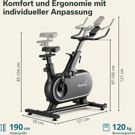 Skandika Heimtrainer Fahrrad Cykling P12-H