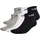adidas Linear Cushioned Ankle Socken 6er Pack Schwarz/Grau/Weiß 43-45