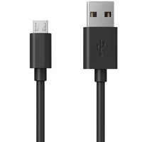 Ultron RealPower Kabel USB-A/Micro-USB 0.6m schwarz (255651)