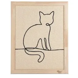 Designed by Lotte Sammy Kratzbrett 50 x 40 x 2 cm beige