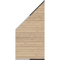 TraumGarten System WPC Classic Zaun-Anschluss-Set Sand