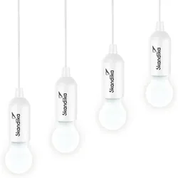 Campinglampe Narvik | 4er Set, LED Lampe, Pull Light, batteriebetrieben EINHEITSGRÖSSE