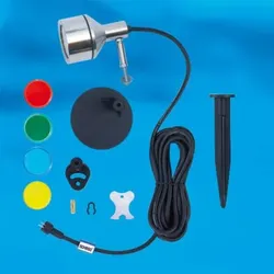 Unterwasserstrahler schegoLUX MAX MR16 12V Edelstahl mit Farblinsen
