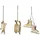 Fééric Lights and Christmas Weihnachtsanhänger 2 x 7,3 x 3,1 cm beige/mehrfarbig