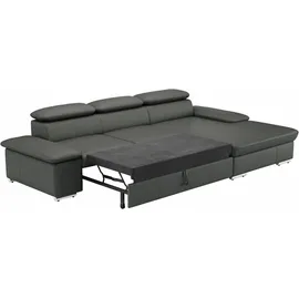 sit&more Ecksofa »Valantine L-Form, B: 286 cm« mit Arm- & Kopfteilverstellung, optional mit Bettfunktion