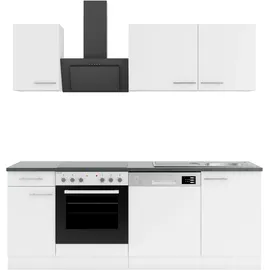 OPTIFIT Küchenzeile Bella 210 cm weiß