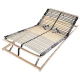 Lattenrost Pilvi, liebling, Kopfteil verstellbar, Fußteil verstellbar, Selbstmontage, 42 Leisten Mittelzonenverstellung, Härtegradregulierung beige 100 cm x 200 cm x 7 cm